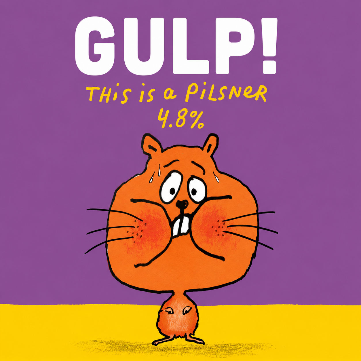 Gulp! beer artwork