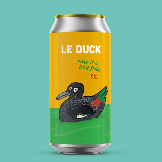 Le Duck beer artwork