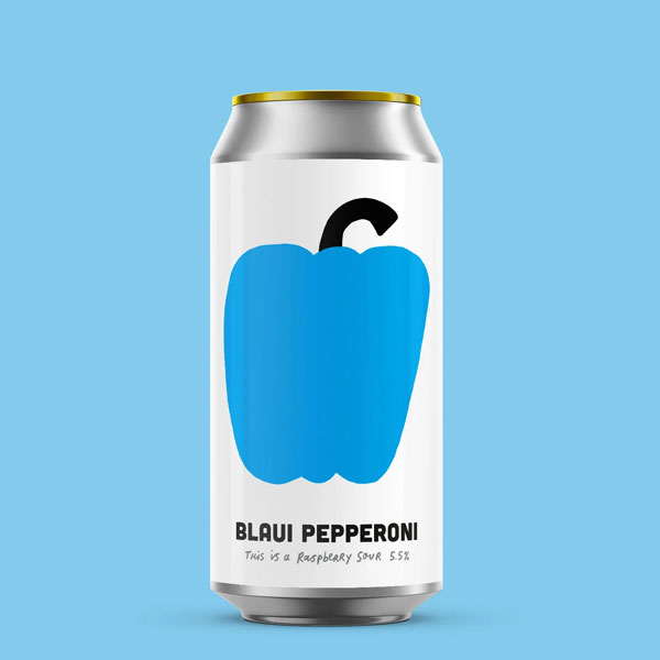 Blaui Pepperoni beer artwork