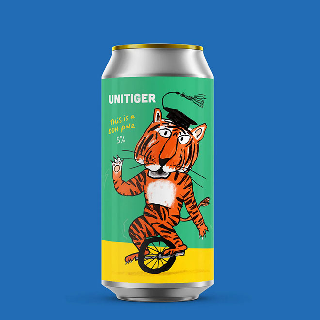 UniTiger beer artwork
