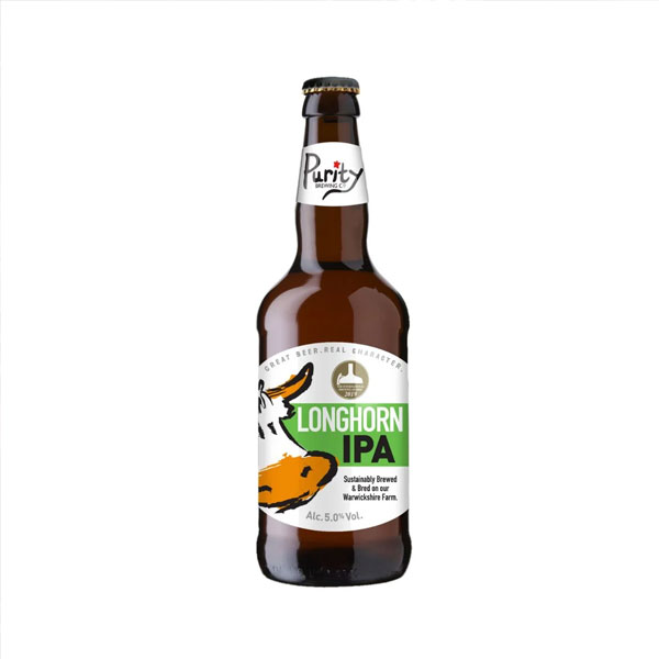 Longhorn IPA beer artwork