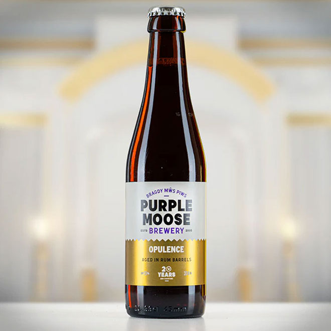 Opulence - Rum Finish beer artwork