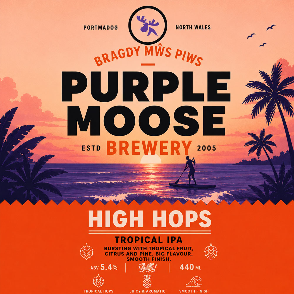 High Hops beer artwork