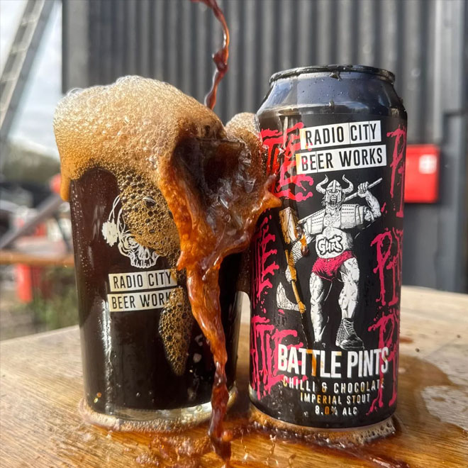 Battle Pints beer artwork