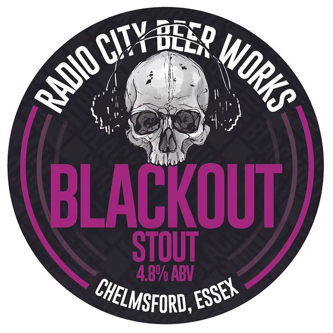 Blackout beer artwork