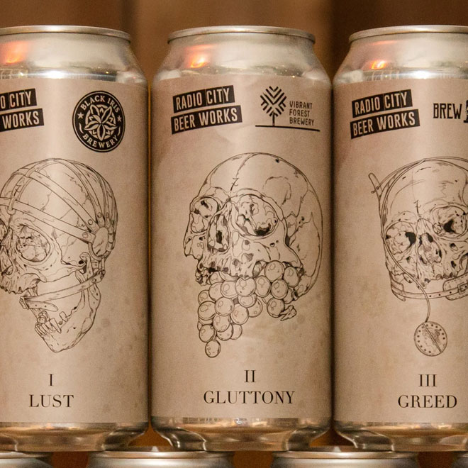 Gluttony beer artwork