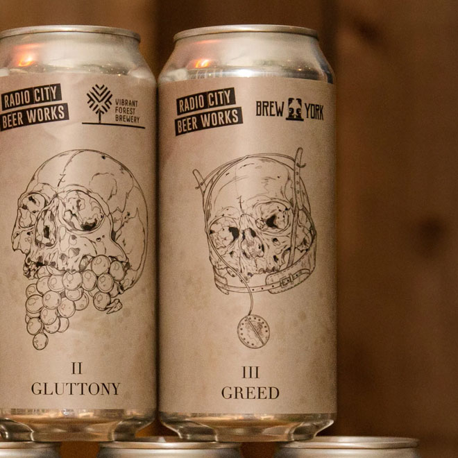 Greed beer artwork