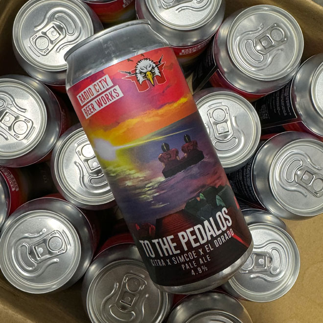 To The Pedalos beer artwork