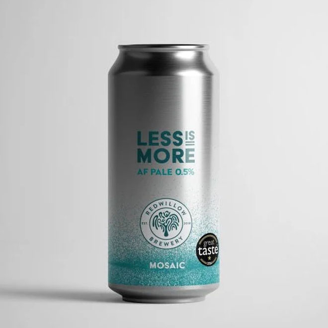 Less is More - Mosaic beer artwork