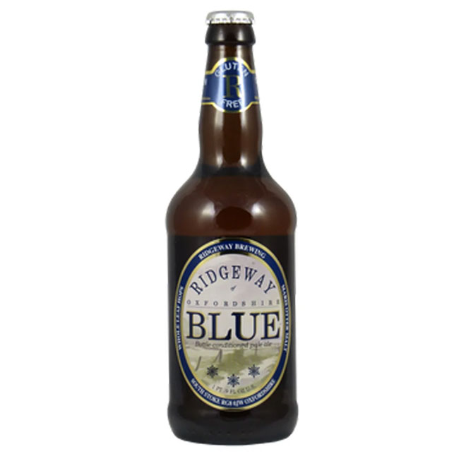 Oxfordshire Blue Gluten Free beer artwork