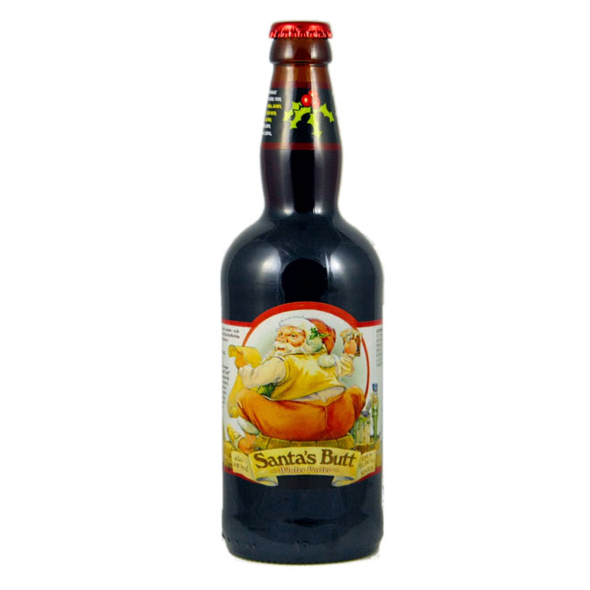 Santa's Butt beer artwork