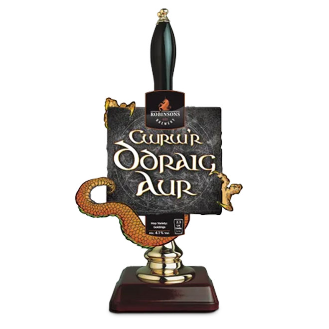 Cwrw’r Ddraig Aur beer artwork