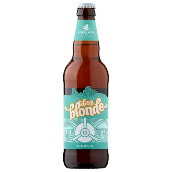 Dizzy Blonde beer artwork
