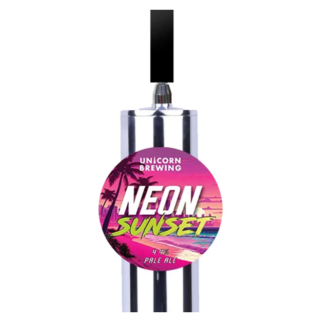 Neon Sunset beer artwork