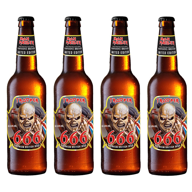 TROOPER 666 beer artwork