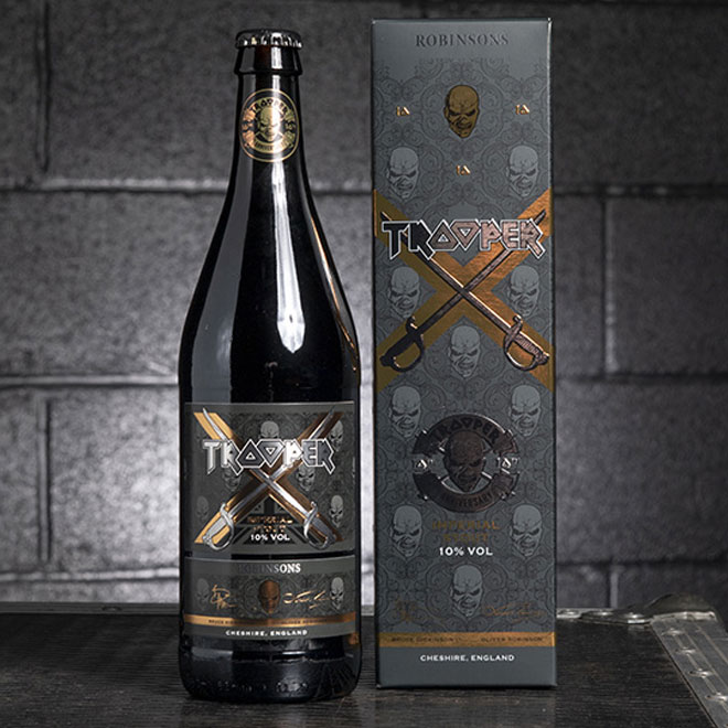TROOPER X beer artwork