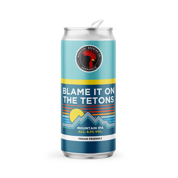 Blame It On The Tetons beer artwork