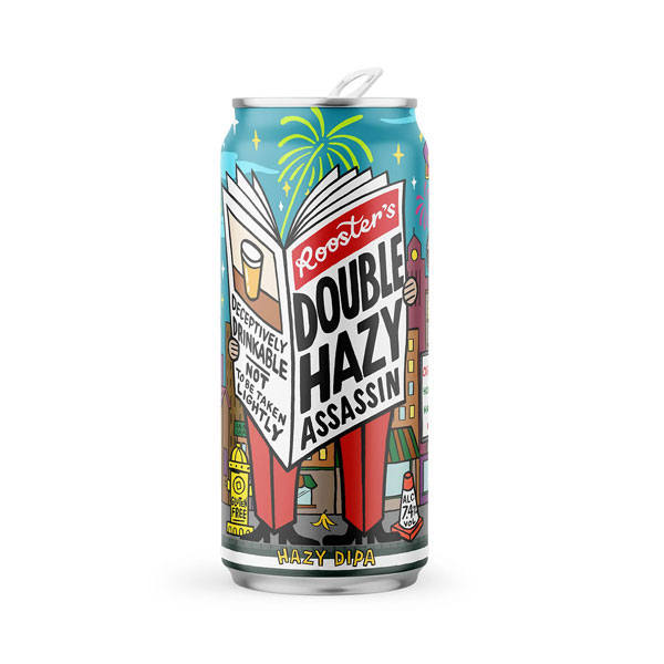 Double Hazy Assassin beer artwork