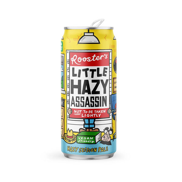 Little Hazy Assassin beer artwork