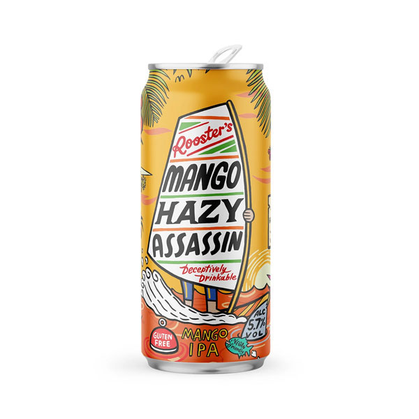 Mango Hazy Assassin beer artwork