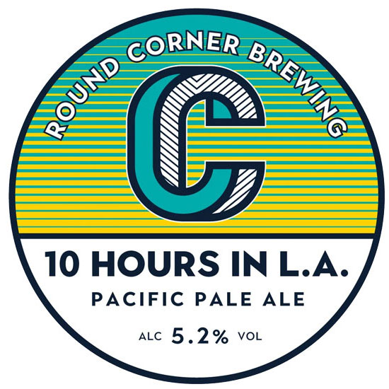 10 Hours in L.A. beer artwork