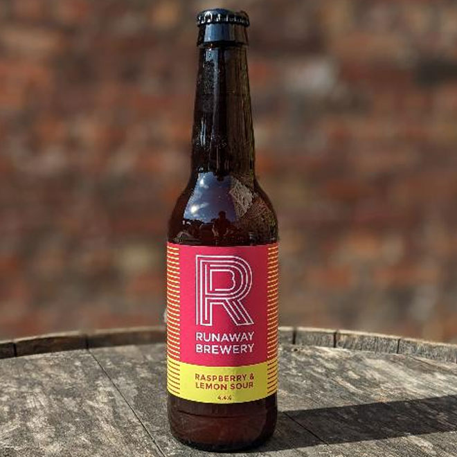 Artwork for Raspberry & Lemon Sour by Runaway Brewery