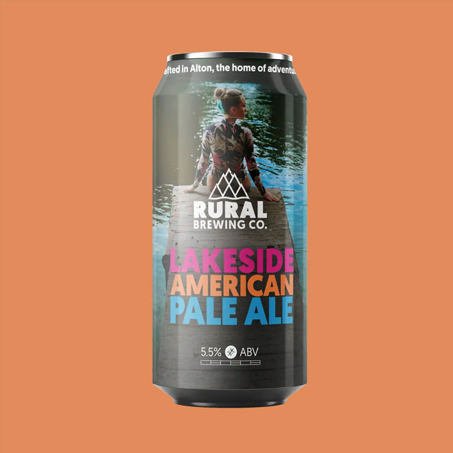 Lakeside American Pale beer artwork