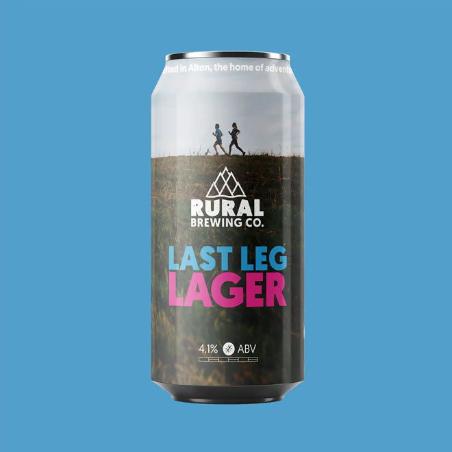 Last Leg Lager beer artwork