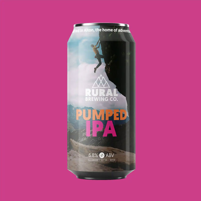 Pumped IPA beer artwork