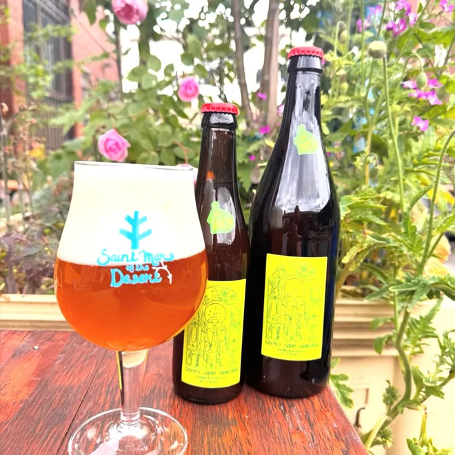 Lovely Saint Winefride beer artwork