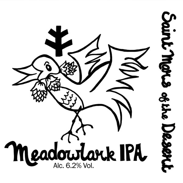 Meadowlark IPA beer artwork