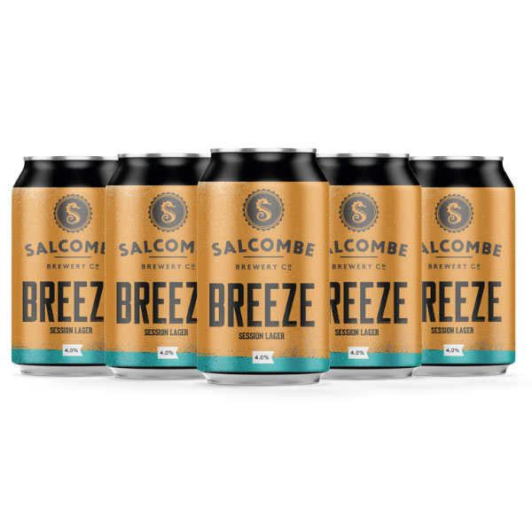 Breeze Lager beer artwork