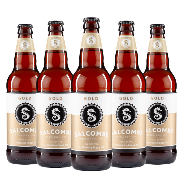 Salcombe Gold beer artwork