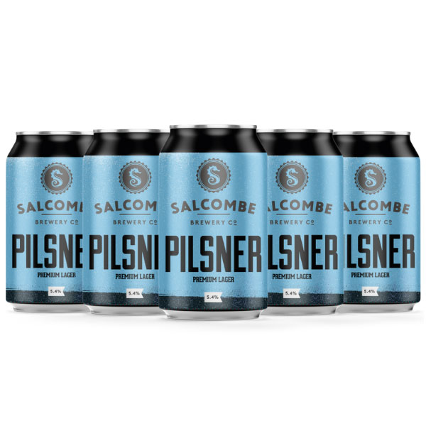 Salcombe Pilsner beer artwork