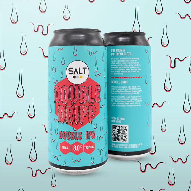 Double Dripp beer artwork
