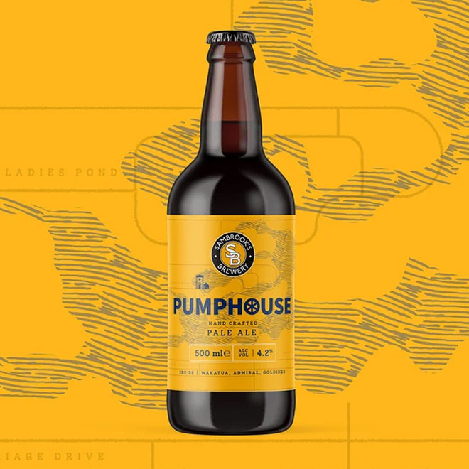Pumphouse Pale beer artwork