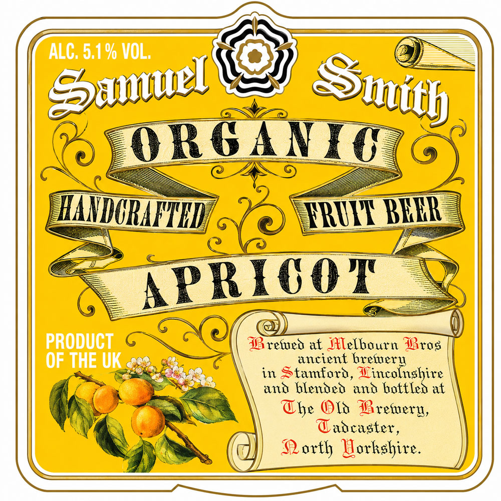 Organic Apricot beer artwork