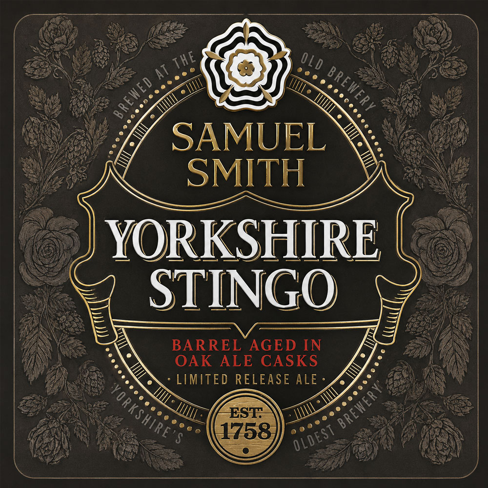 Yorkshire Stingo beer artwork