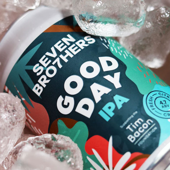 Good Day IPA beer artwork