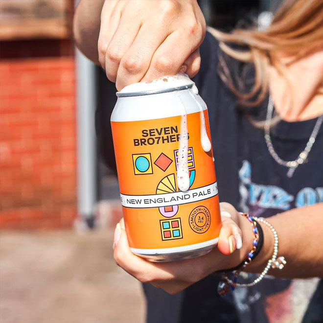 New England Pale beer artwork