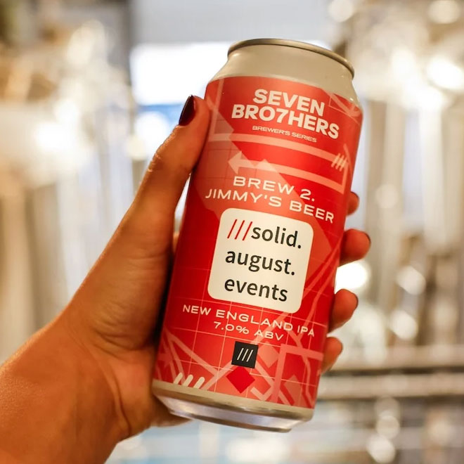 Solid. August. Events. beer artwork