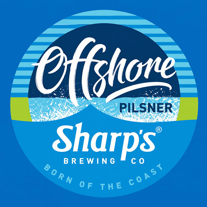 Offshore Pilsner beer artwork