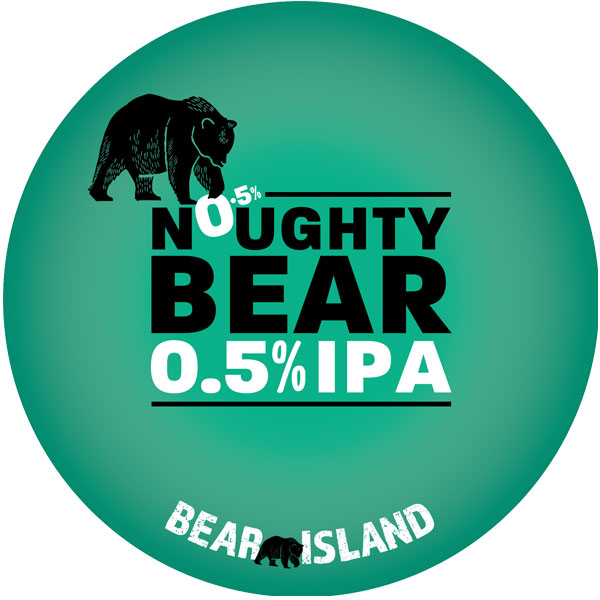 Noughty Bear beer artwork