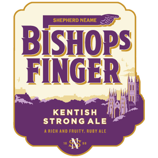 Bishops Finger beer artwork