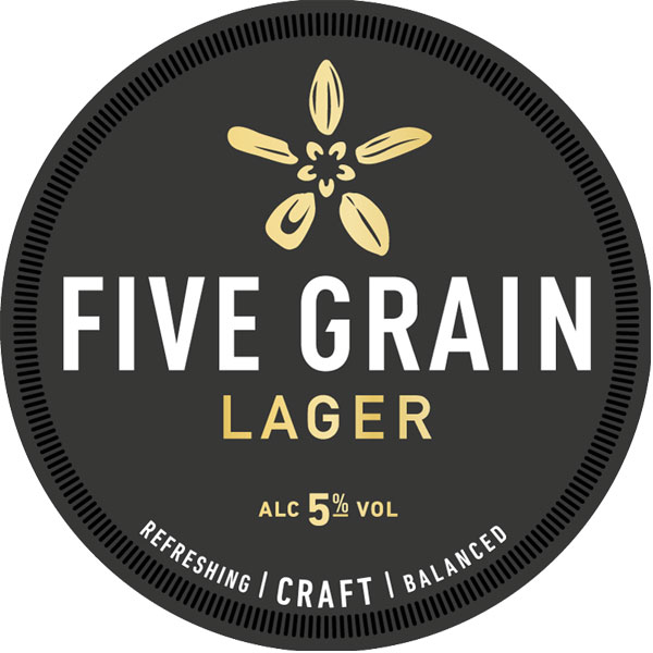 Five Grain Lager beer artwork
