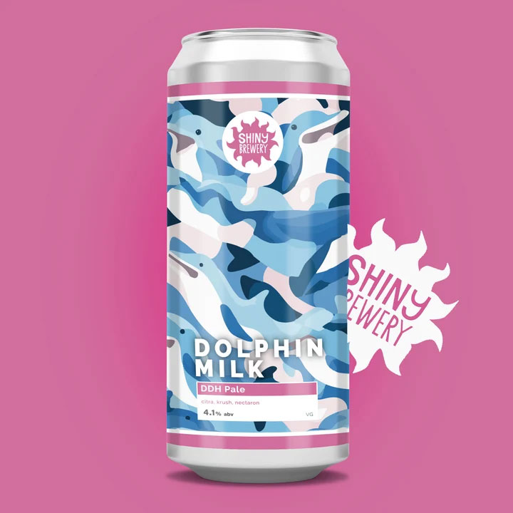 Dolphin Milk beer artwork