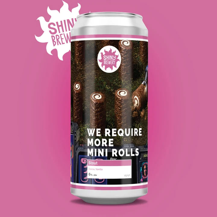 We Require More Mini Rolls beer artwork