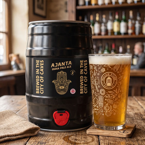 Ajanta beer artwork