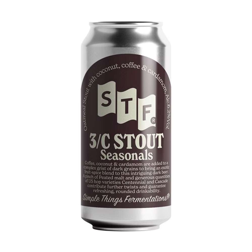 3/C Stout beer artwork