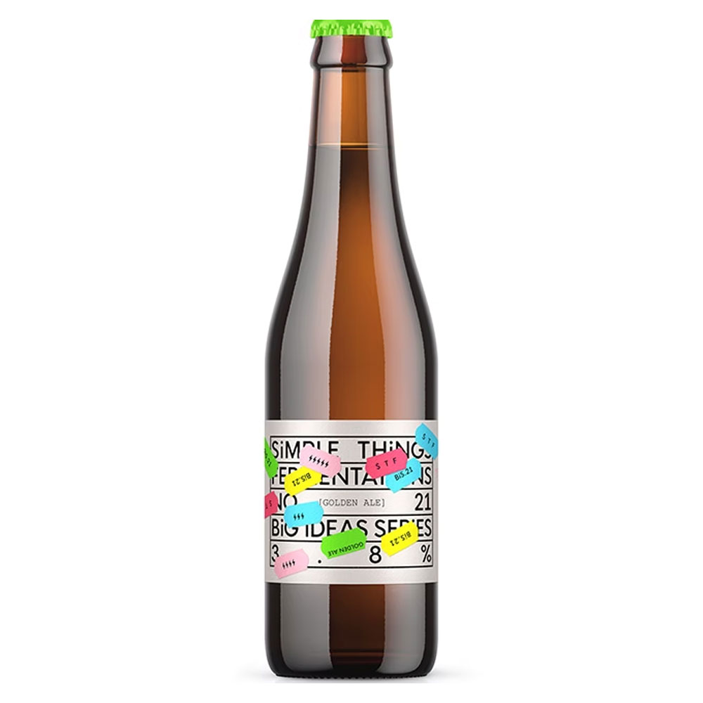 BIS021 Golden Ale beer artwork